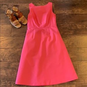 Pink sleeveless summer dress